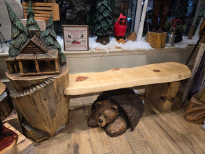 Cabin in the Woods Bench