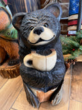 Cedar Bear With Mug