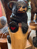 Cedar Bear in Stump
