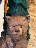 Bear by Pine Tree
