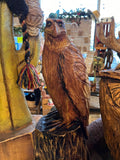 Cedar Eagle Carving