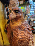 Cedar Eagle Carving