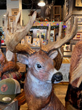 Buck With Full Rack Carving