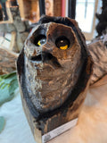 Taller Owl in Square Base