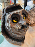 Taller Owl in Square Base