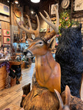 Buck Bust on Stump