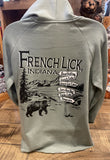 French Lick IN Directions Zip-Up