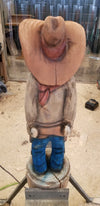 Chainsaw Carved Cowboy