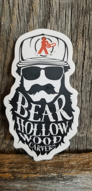 Beard Hollow Sticker