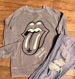 French Lick Gray Crewneck Sweatshirt
