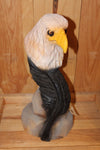 Eagle Bust on Feather
